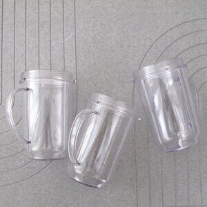 Magic Bullet original set of 3 16onz cups For juices, smoothies, shakes …